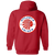 Atlanta Chiefs Full Zip Hoodie NASL Soccer Team color Red Atlanta Chiefs Full Zip Hoodie NASL Soccer Team color Red