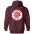 Atlanta Chiefs Full Zip Hoodie NASL Soccer Team color Maroon Atlanta Chiefs Full Zip Hoodie NASL Soccer Team color Maroon
