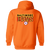 Baltimore Bays Full Zip Hoodie NASL Soccer Team color Orange Baltimore Bays Full Zip Hoodie NASL Soccer Team color Orange