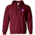 Boston Minutemen Full Zip Hoodie NASL Soccer Team color Maroon Boston Minutemen Full Zip Hoodie NASL Soccer Team color Maroon