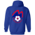 Boston Minutemen Full Zip Hoodie NASL Soccer Team color Royal Blue Boston Minutemen Full Zip Hoodie NASL Soccer Team color Royal Blue