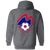 Boston Minutemen Full Zip Hoodie NASL Soccer Team color Dark Heather Grey Boston Minutemen Full Zip Hoodie NASL Soccer Team color Dark Heather Grey