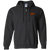 Calgary Boomers Full Zip Hoodie NASL Soccer Team color Black Calgary Boomers Full Zip Hoodie NASL Soccer Team color Black