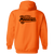 Calgary Boomers Full Zip Hoodie NASL Soccer Team color Orange Calgary Boomers Full Zip Hoodie NASL Soccer Team color Orange