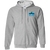 California Surf Full Zip Hoodie NASL Soccer Team color Sport Grey California Surf Full Zip Hoodie NASL Soccer Team color Sport Grey