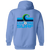 California Surf Full Zip Hoodie NASL Soccer Team color Carolina Blue California Surf Full Zip Hoodie NASL Soccer Team color Carolina Blue