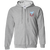 Chicago Mustangs Full Zip Hoodie NASL Soccer Team color Sport Grey Chicago Mustangs Full Zip Hoodie NASL Soccer Team color Sport Grey