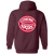 Chicago Spurs Full Zip Hoodie NASL Soccer Team color Maroon Chicago Spurs Full Zip Hoodie NASL Soccer Team color Maroon