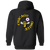 Chicago Sting Full Zip Hoodie NASL Soccer Team color Black Chicago Sting Full Zip Hoodie NASL Soccer Team color Black