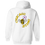 Chicago Sting Full Zip Hoodie NASL Soccer Team color White Chicago Sting Full Zip Hoodie NASL Soccer Team color White