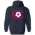Connecticut Bicentennials Full Zip Hoodie NASL Soccer Team color Navy