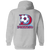 Dallas Tornado Full Zip Hoodie NASL Soccer Team color Sport Grey Dallas Tornado Full Zip Hoodie NASL Soccer Team color Sport Grey