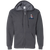 Detroit Express Full Zip Hoodie NASL Soccer Team color Dark Heather Grey Detroit Express Full Zip Hoodie NASL Soccer Team color Dark Heather Grey