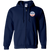 Edmonton Drillers Full Zip Hoodie NASL Soccer Team color Navy Edmonton Drillers Full Zip Hoodie NASL Soccer Team color Navy