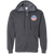 Edmonton Drillers Full Zip Hoodie NASL Soccer Team color Dark Heather Grey Edmonton Drillers Full Zip Hoodie NASL Soccer Team color Dark Heather Grey