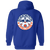 Edmonton Drillers Full Zip Hoodie NASL Soccer Team color Royal Blue Edmonton Drillers Full Zip Hoodie NASL Soccer Team color Royal Blue