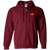 Fort Lauderdale Strikers Full Zip Hoodie NASL Soccer Team color Maroon Fort Lauderdale Strikers Full Zip Hoodie NASL Soccer Team color Maroon