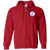 Hartford Bicentennials Full Zip Hoodie NASL Soccer Team color Red Hartford Bicentennials Full Zip Hoodie NASL Soccer Team color Red