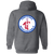 Hartford Bicentennials Full Zip Hoodie NASL Soccer Team color Dark Heather Grey Hartford Bicentennials Full Zip Hoodie NASL Soccer Team color Dark Heather Grey