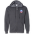 Houston Stars Full Zip Hoodie NASL Soccer Team color Dark Heather Grey Houston Stars Full Zip Hoodie NASL Soccer Team color Dark Heather Grey