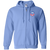 Houston Stars Full Zip Hoodie NASL Soccer Team color Carolina Blue Houston Stars Full Zip Hoodie NASL Soccer Team color Carolina Blue