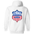 Houston Stars Full Zip Hoodie NASL Soccer Team color White Houston Stars Full Zip Hoodie NASL Soccer Team color White
