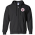 Los Angeles Wolves Full Zip Hoodie NASL Soccer Team color Black Los Angeles Wolves Full Zip Hoodie NASL Soccer Team color Black