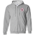 Los Angeles Wolves Full Zip Hoodie NASL Soccer Team color Sport Grey Los Angeles Wolves Full Zip Hoodie NASL Soccer Team color Sport Grey