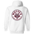 Los Angeles Wolves Full Zip Hoodie NASL Soccer Team color White Los Angeles Wolves Full Zip Hoodie NASL Soccer Team color White