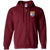 Memphis Rogues Full Zip Hoodie NASL Soccer Team color Maroon