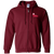 Miami Toros Full Zip Hoodie NASL Soccer Team color Maroon Miami Toros Full Zip Hoodie NASL Soccer Team color Maroon