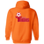 Miami Toros Full Zip Hoodie NASL Soccer Team color Orange Miami Toros Full Zip Hoodie NASL Soccer Team color Orange