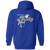 Minnesota Kicks Full Zip Hoodie NASL Soccer Team color Royal Blue Minnesota Kicks Full Zip Hoodie NASL Soccer Team color Royal Blue