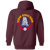 New England Tea Men Full Zip Hoodie NASL Soccer Team color Maroon New England Tea Men Full Zip Hoodie NASL Soccer Team color Maroon