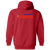 Philadelphia Atoms Full Zip Hoodie NASL Soccer Team color Red Philadelphia Atoms Full Zip Hoodie NASL Soccer Team color Red