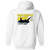 San Diego Jaws Full Zip Hoodie NASL Soccer Team color White San Diego Jaws Full Zip Hoodie NASL Soccer Team color White