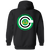 San Francisco Gales Full Zip Hoodie NASL Soccer Team color Black San Francisco Gales Full Zip Hoodie NASL Soccer Team color Black