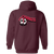 San Jose Earthquakes Full Zip Hoodie NASL Soccer Team color Maroon San Jose Earthquakes Full Zip Hoodie NASL Soccer Team color Maroon