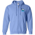 Seattle Sounders Full Zip Hoodie NASL Soccer Team color Carolina Blue Seattle Sounders Full Zip Hoodie NASL Soccer Team color Carolina Blue