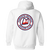 Toronto Metros Full Zip Hoodie NASL Soccer Team color White Toronto Metros Full Zip Hoodie NASL Soccer Team color White