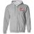 Tulsa Roughnecks Full Zip Hoodie NASL Soccer Team color Sport Grey Tulsa Roughnecks Full Zip Hoodie NASL Soccer Team color Sport Grey
