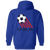 Team USA Full Zip Hoodie NASL Soccer Team color Royal Blue Team USA Full Zip Hoodie NASL Soccer Team color Royal Blue