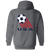 Team USA Full Zip Hoodie NASL Soccer Team color Dark Heather Grey Team USA Full Zip Hoodie NASL Soccer Team color Dark Heather Grey