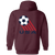 Team USA Full Zip Hoodie NASL Soccer Team color Maroon Team USA Full Zip Hoodie NASL Soccer Team color Maroon