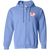 Washington Diplomats Full Zip Hoodie NASL Soccer Team color Carolina Blue Washington Diplomats Full Zip Hoodie NASL Soccer Team color Carolina Blue