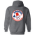 Washington Diplomats Full Zip Hoodie NASL Soccer Team color Dark Heather Grey Washington Diplomats Full Zip Hoodie NASL Soccer Team color Dark Heather Grey