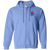 Washington Whips Full Zip Hoodie NASL Soccer Team color Carolina Blue Washington Whips Full Zip Hoodie NASL Soccer Team color Carolina Blue