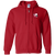 Buffalo Stallions Full Zip Hoodie MISL Soccer Team color Red Buffalo Stallions Full Zip Hoodie MISL Soccer Team color Red