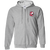 Buffalo Stallions Full Zip Hoodie MISL Soccer Team color Sport Grey Buffalo Stallions Full Zip Hoodie MISL Soccer Team color Sport Grey