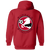 Buffalo Stallions Full Zip Hoodie MISL Soccer Team color Red Buffalo Stallions Full Zip Hoodie MISL Soccer Team color Red